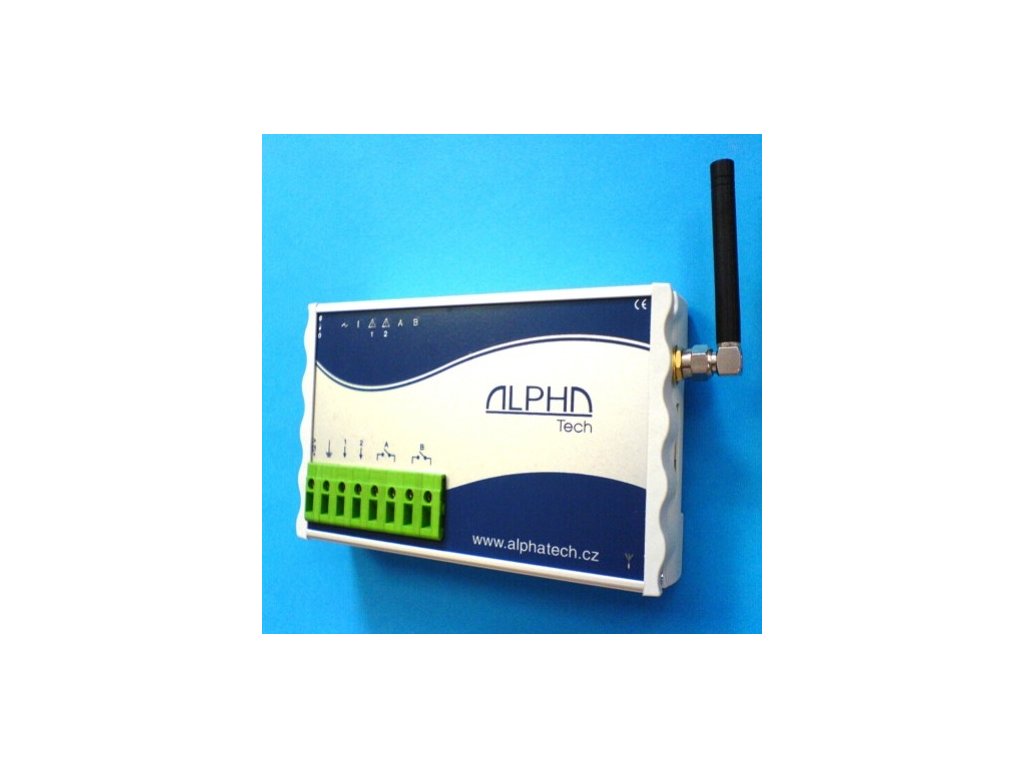 Alphatech 046 GSM Key pro ovládání spotřebičů pomocí mobilnícho telefonu (i SMS), zapínání topení, vrat. čerpadel