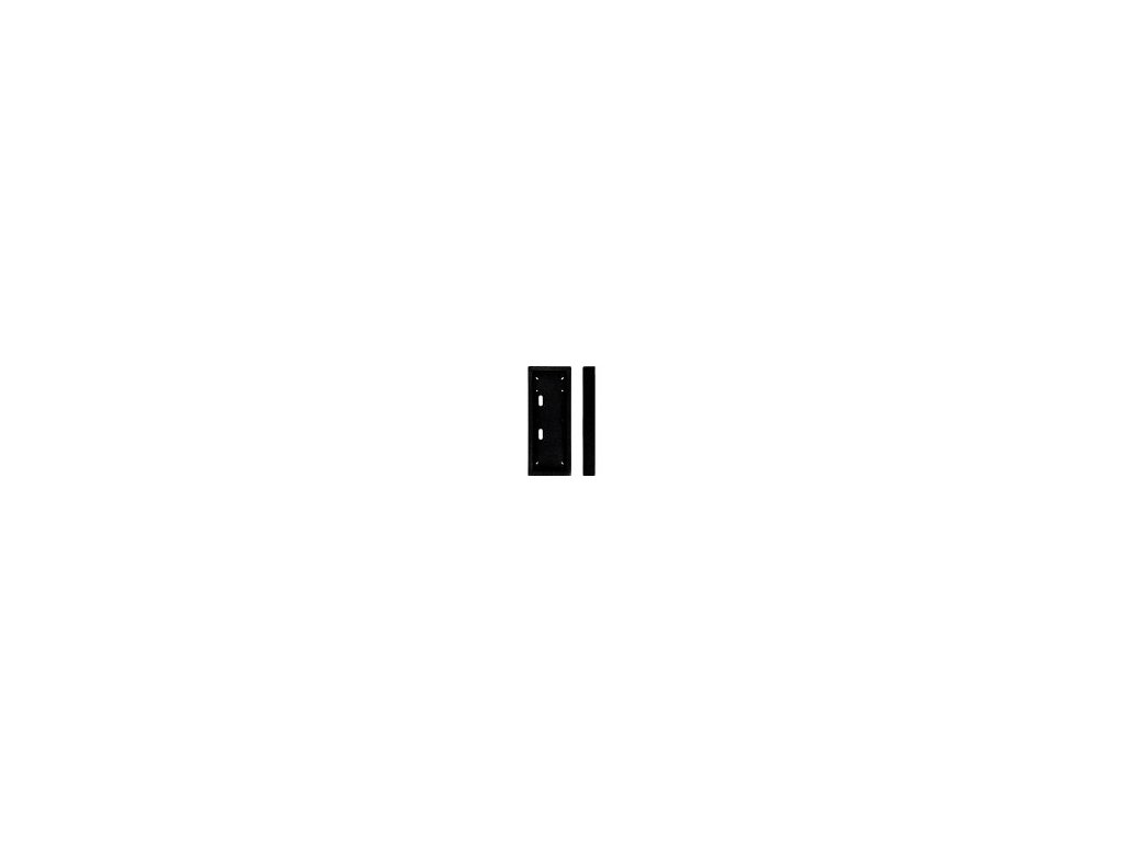 Tesla Stropkov 4FF 090 83.5 Krabice KARAT vertikální nad omítku VNO 3 rám (černá)