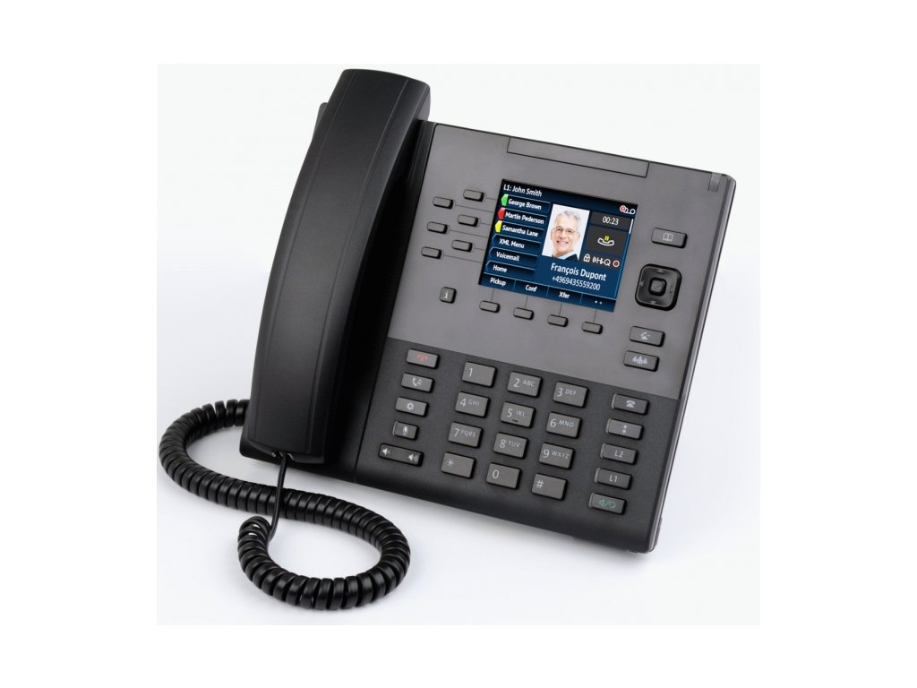 Mitel 6867i - IP telefon, LCD, 9xSIP účtů, 6x prog. tlačítka BLF, 2xRJ45 10/100/1000Mb, POE, USB
