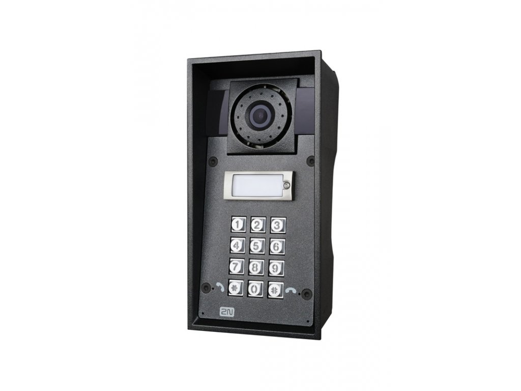 2N IP Force dveřní interkom, 1 tl., HD kamera, klávesnice , 10 W repro