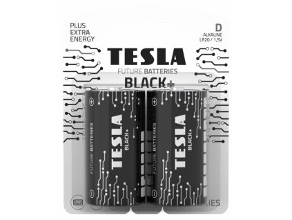 Tesla 1099137272
 - BLACK+ Alkalická baterie D (LR20, velký monočlánek, blister) 2 ks