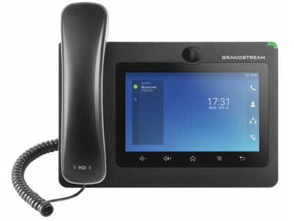 Grandstream GXV 3370 - IP video telefon, Android,  7" LCD, 16x SIP účtů, 2x RJ45, 2xUSB, WIFI, Bluetooth, PoE