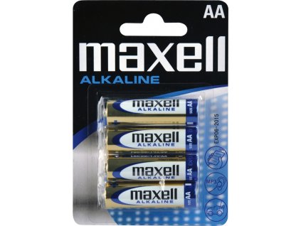 Maxell LR6/4BP - AA alkalická tužková baterie LR6/4BP (cena za 1ks/baleno po 4 ks)