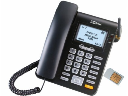 Maxcom MM28D - stolní GSM telefon na SIM kartu - mobil ve tvaru klasického telefonu