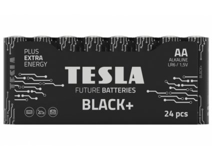Tesla 1099137267 - BLACK+ alkalická tužková baterie AA (LR06, shrink) 24 ks