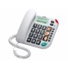 Maxcom KXT480 - šnůrový telefon s velkými tlačítky vhodný pro seniory - bílý