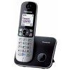 Panasonic KX-TG6811FXB černostříbrný, DECT bezdrátový telefon, displej, CLIP, montáž na stěnu
