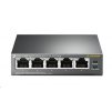 TP-Link TL-SG1005P - 5x Gigabit Desktop Switch, 4x PoE 802.3af 56W